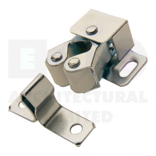 Double Roller Catch Zinc Plated